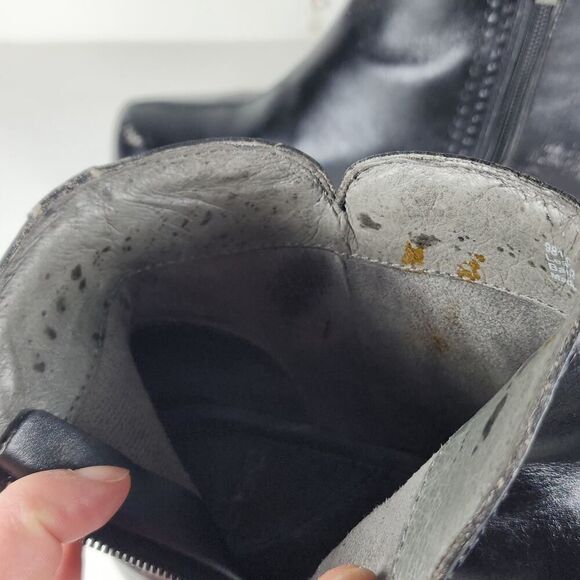 Dansko Women's Scout US8-8,5 EU39 Black Leather Braid Detail Ankle Clog Boots - Picture 16 of 16